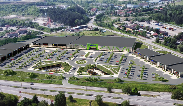 Търговски парк с „Практикер“ и 15 големи магазина ще бъде изграден в гр. Перник