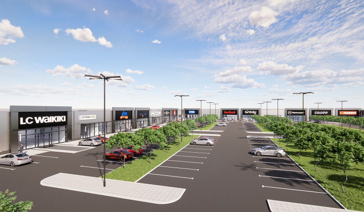 Първа копка на търговски комплекс между „Технополис“ и „Практикер“ в гр. Пазарджик